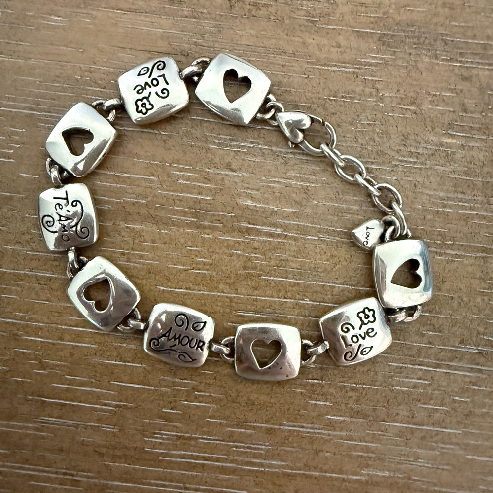 Brighton World of Love Amour Te Amo Love
Heart Vintage Bracelet